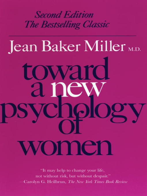 Title details for Toward a New Psychology of Women by Jean Baker Miller - Wait list